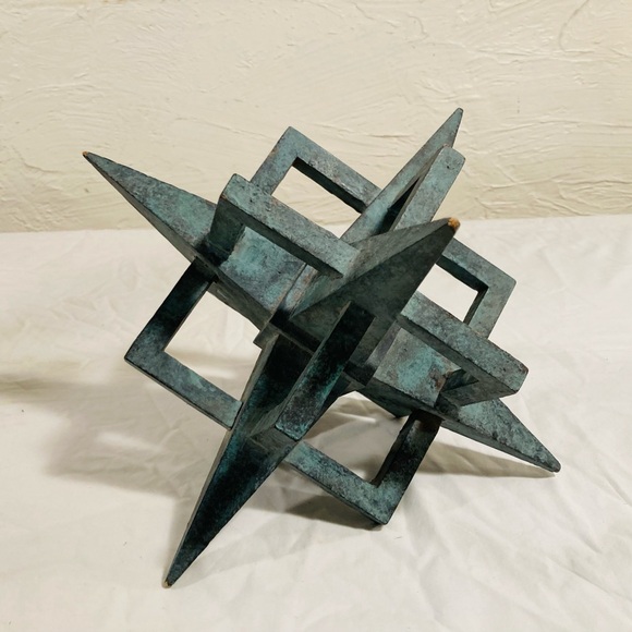 Artist Michael Motta Vintage original tabletop geometric accessory sculpture - Picture 1 of 4